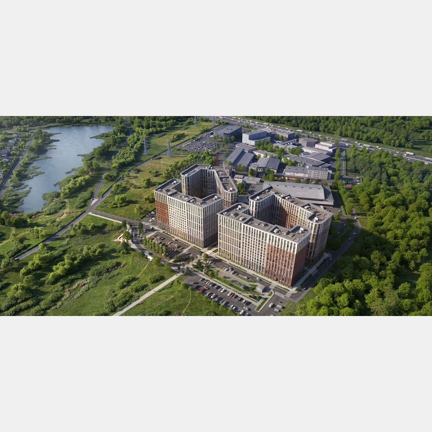 2-к. апартаменты, 62 м², 6/16 эт.