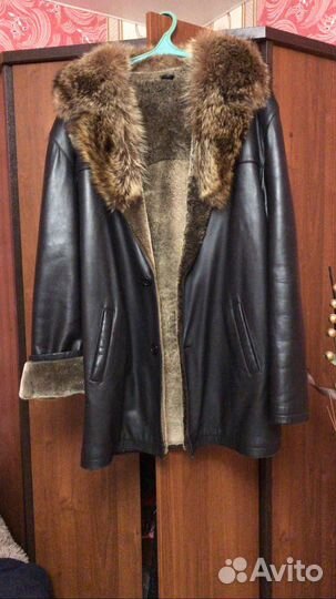 Кожаная куртка мужская