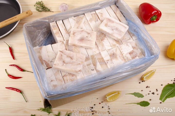 Минтай филе рыба (порционное) 5кг Свежая поставка