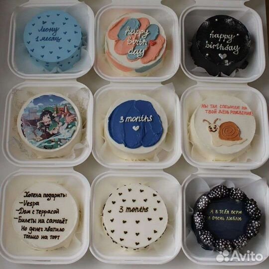 Бенто торты на заказ