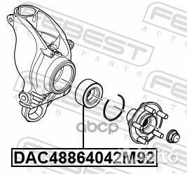 DAC48864042M92 к-т подшипника ступ.задн Land R