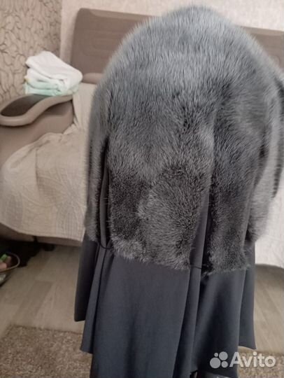 Шапка косынка норковая