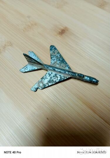 Оловянный самалетик из СССР