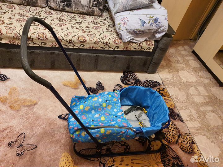 Санки с колесами ника тимка 6