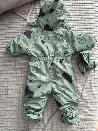 Зимний комбинезон для мальчика 62-68