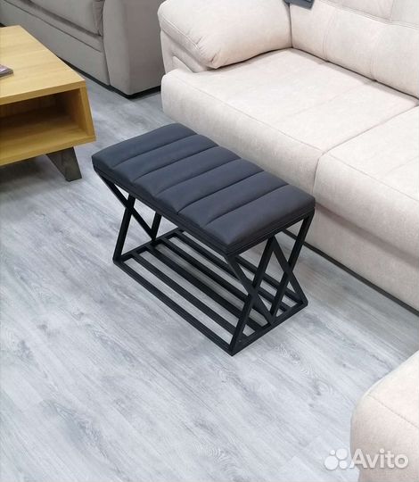 Банкетки обувницы лофт металлические