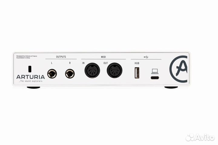 USB аудиоинтерфейс Arturia MiniFuse 2 white