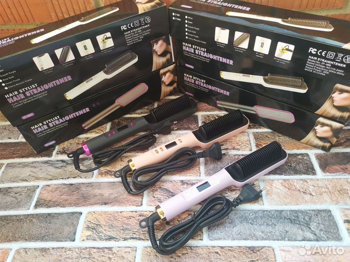 Выпрямитель расчёска для волос с экраном 80/230С