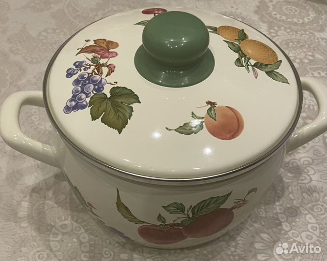 Кастрюли эмалированные Metrot