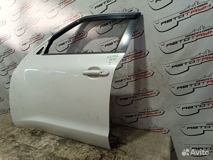 Дверь nissan juke F15 NF15 YF15 H010A1klma передняя левая белый, QAB KE488