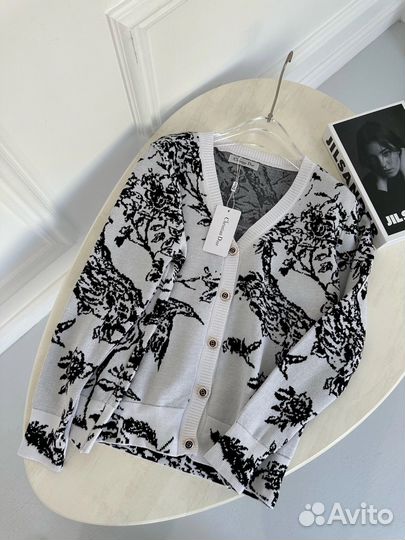 Christian dior кардиган белый