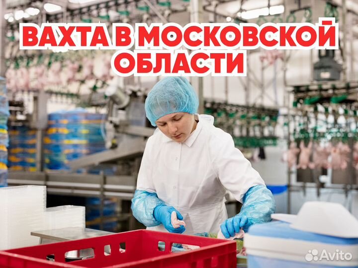 Фасовщик. Вахта в Московской обл. с питанием