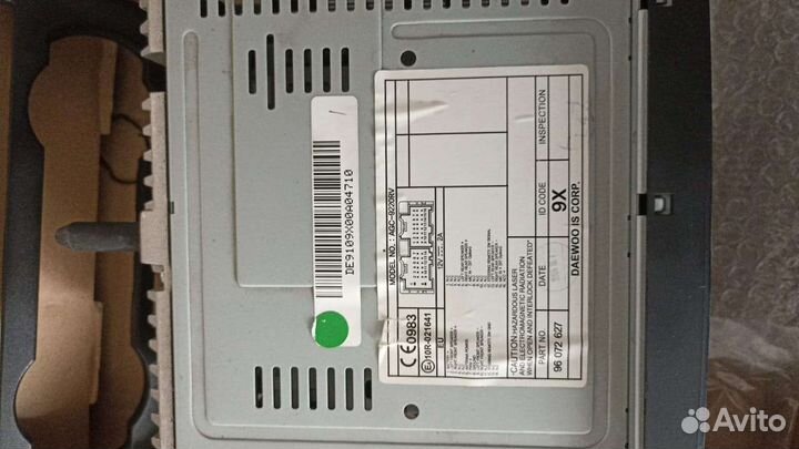 Продам штатную магнитолу на шевроле эпика