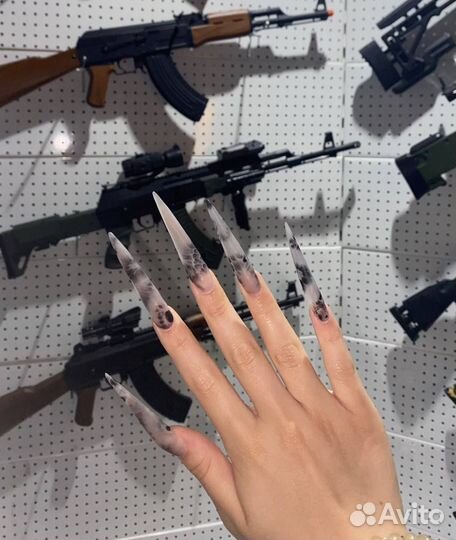 Crazy дизайн, маникюр и наращивание