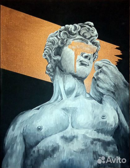 Интерьерная картина холст живопись абстракция