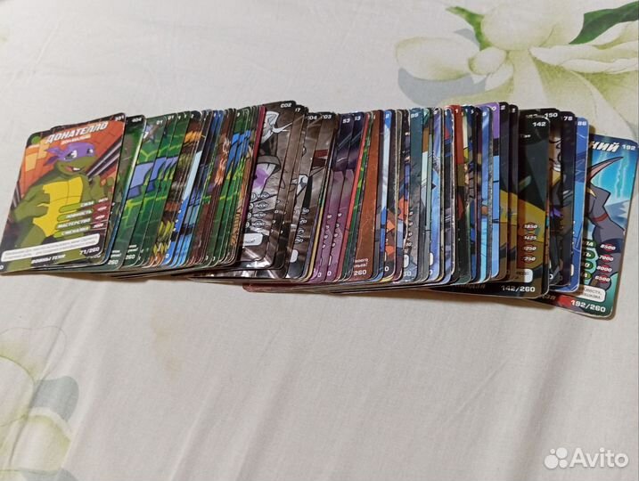 Карточки черепашки ниндзя