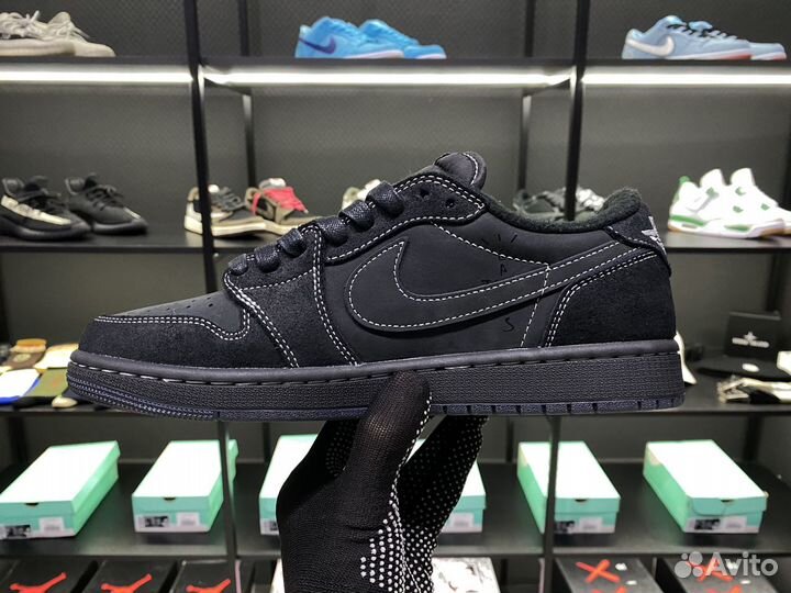 Кроссовки Nike Air Jordan 1 low x Travis Scott 