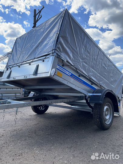 Прицеп легковой оцинкованный 2,5Х1,56 с тентом