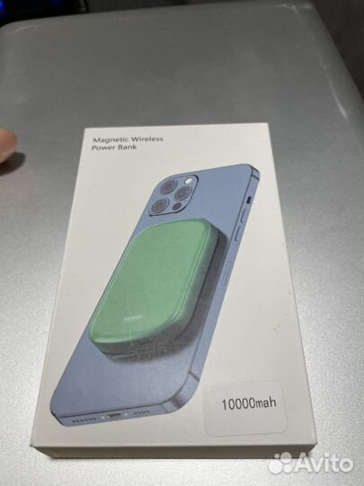 Беспроводная магнитная зарядка magsafe 10000mah