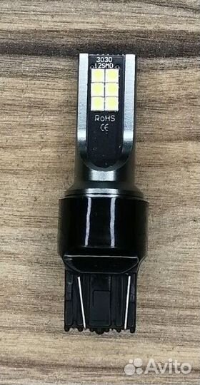 Светодиодная лампа P21 без цоколя 2 конт. бел