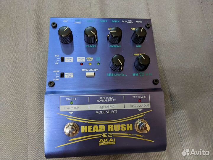 Гитарная педаль Akai E2 Headrush Delay/Looper