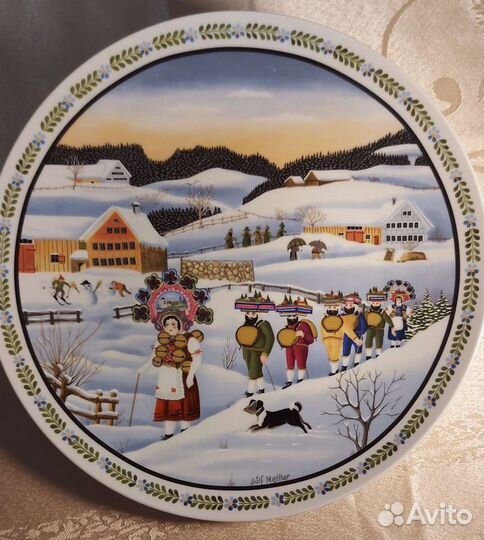 Тарелка настенная Lichte Германия,Langenthal Швейц