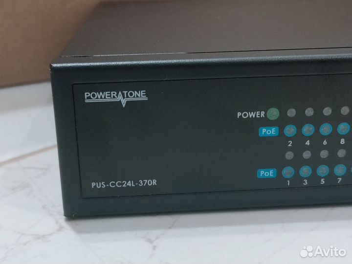Коммутатор PowerTone PUS-CC24L-370R 24 порта PoE