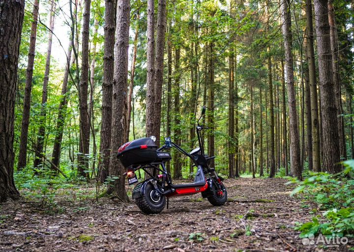 Электроскутер white siberia mini R 2.0 1200W RED