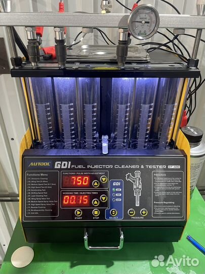 Очистка форсунок на стенде