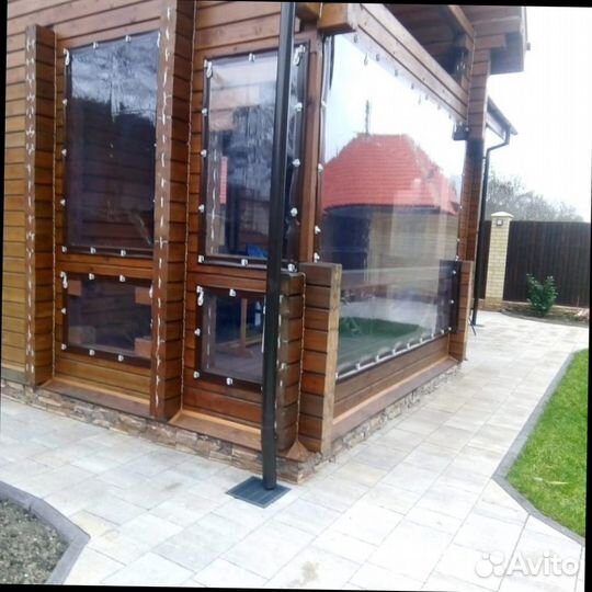 Мягкие окна для беседки