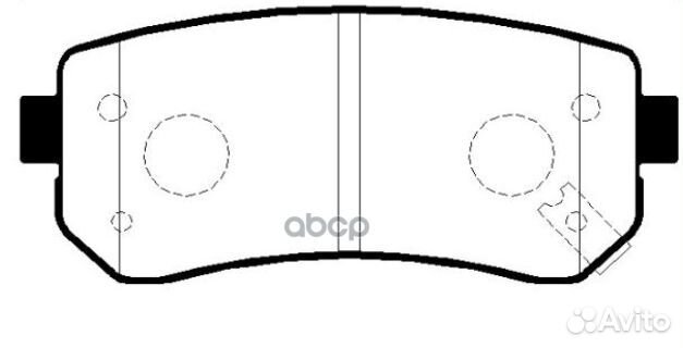 Ckkk-36 Колодки тормозные дисковые зад GK