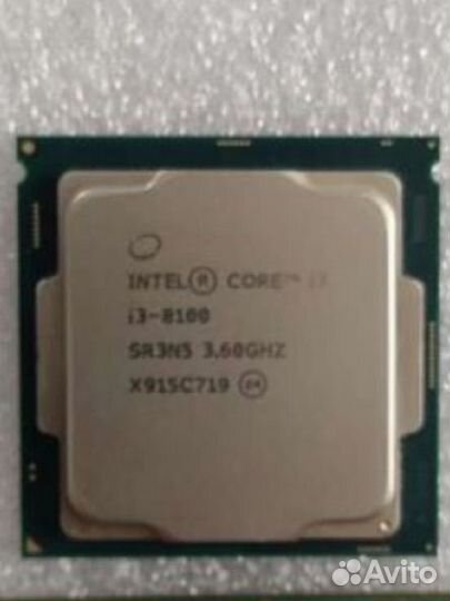 Intel core i3 8100