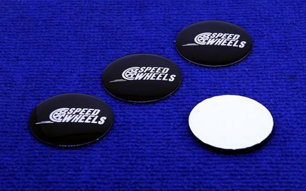 Комплект 3D наклеек колпачка Racing Wheels Speed
