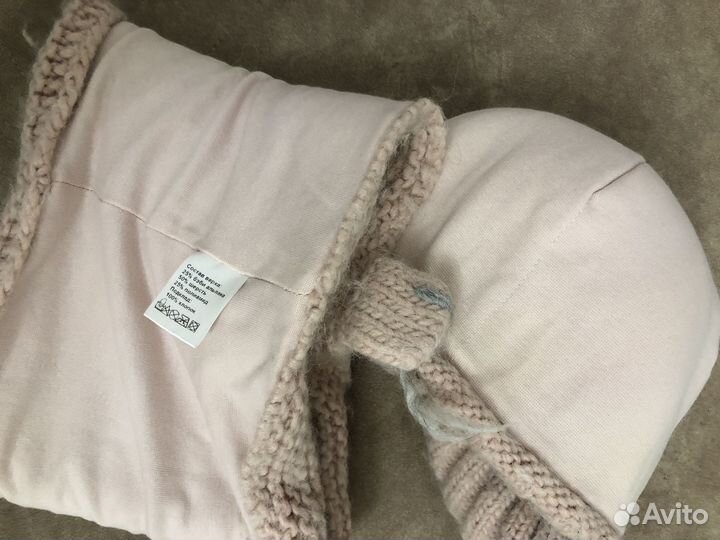 Шапка и снуд зима для девочки