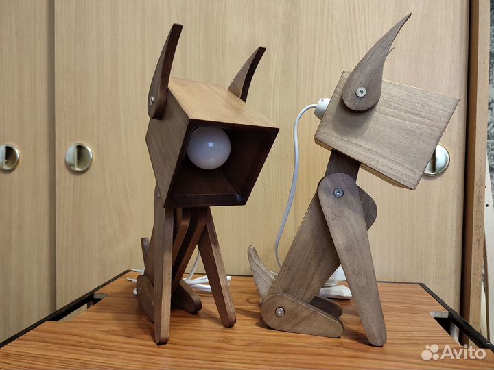 Настольный светильник - собака