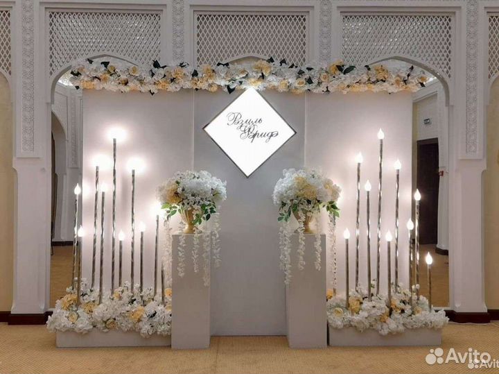 Арка, фотозона, свадебный декор