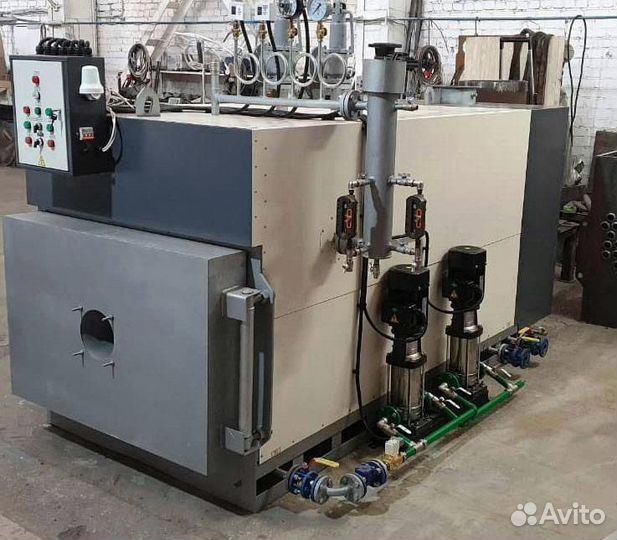 Паровой котел ср.давления 1600 кг/пара газ/диз