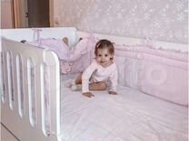 Детская кровать с высокими бортиками (Ск)