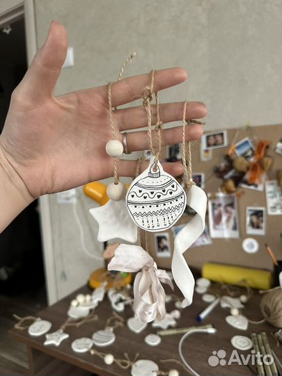 Новогодние игрушки ручной работы