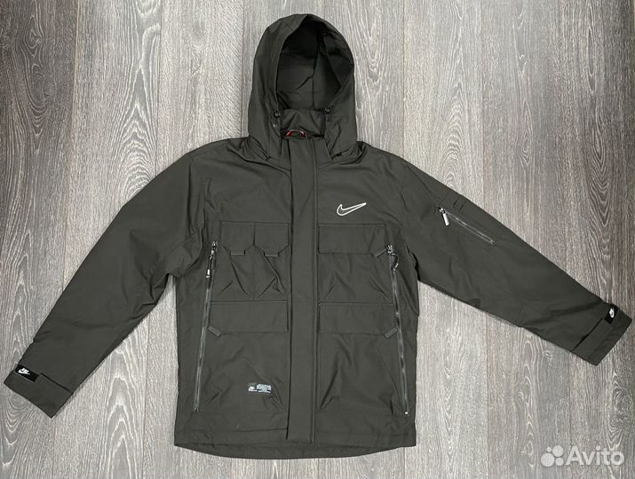 Парка Nike мужская черная куртка весна