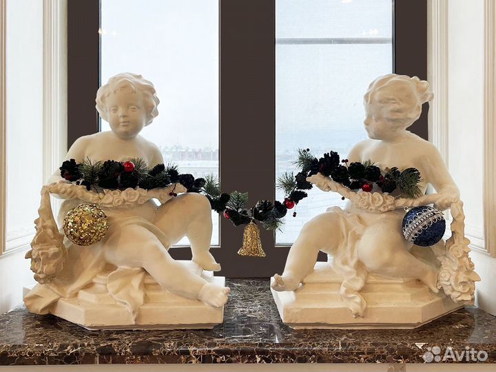 Статуи Путти ангелочки h-70 см