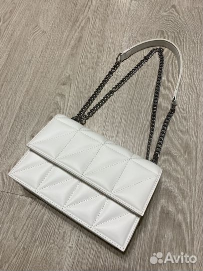 Клатч сумка белая