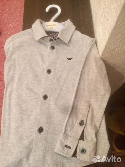 Рубашка для мальчика 86 92