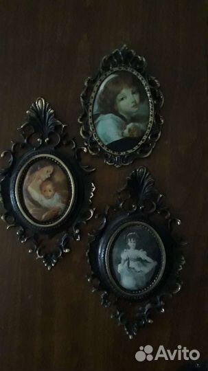 Картины шелкография в бронзе винтаж