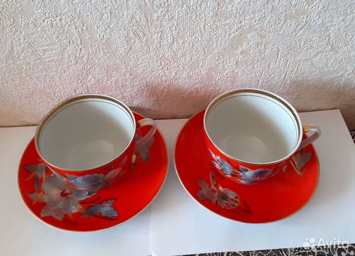 Большая чайная пара. Мальва. Барановка