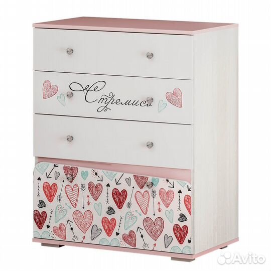 Комод 4 ящика Малибу 80х99х46 км-08