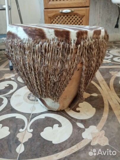 Большой барабан из зебры