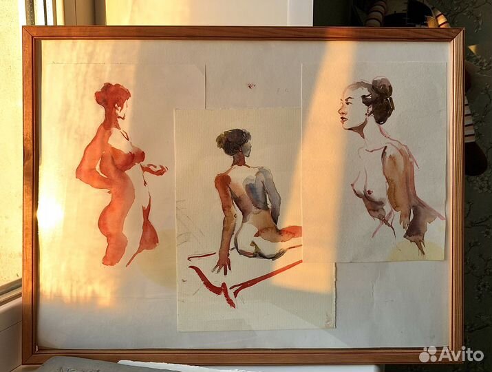 Акварельные зарисовки натуры