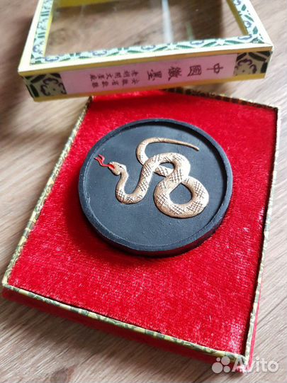 Тушь для письма и рисования, круглая, чёрная, в бр