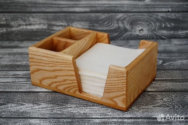 Салфетница из дерева. Ясень